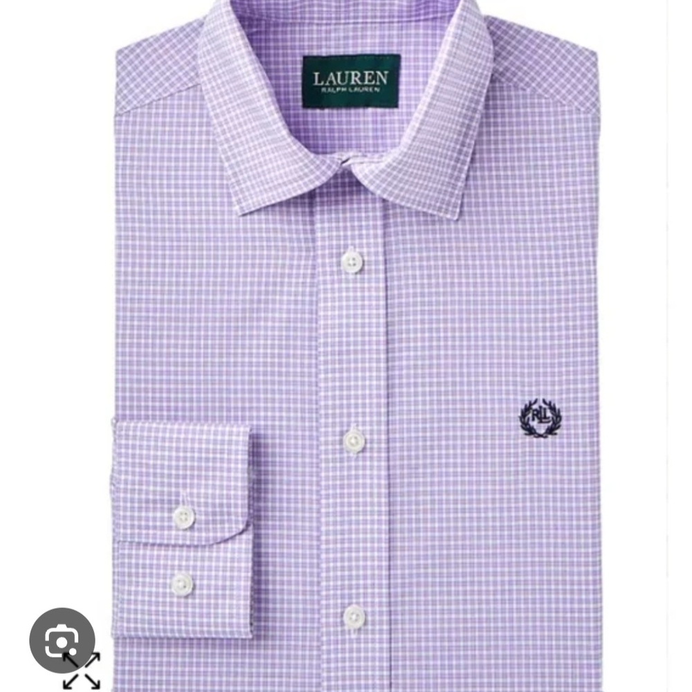 Purple Checkered Men's Shirt